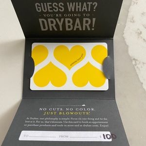 dryBar gift card